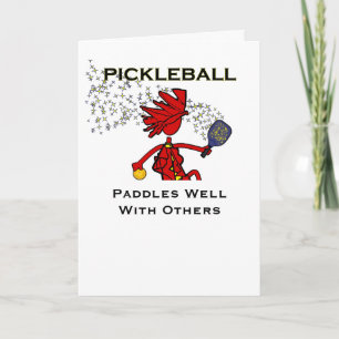 Pickleball Paddels väl med andra Kort