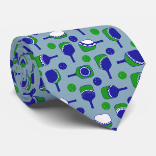 Pickleball Paddins med Roligt Cutouts Blue & Grönt Slips