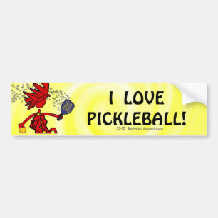 Pickleball paddlar väl med andra bildekal