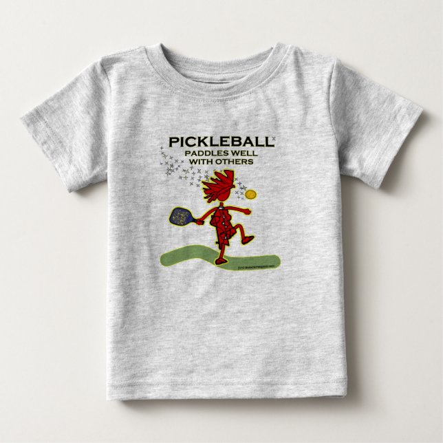 Pickleball paddlar väl med andra tröja (Framsida)