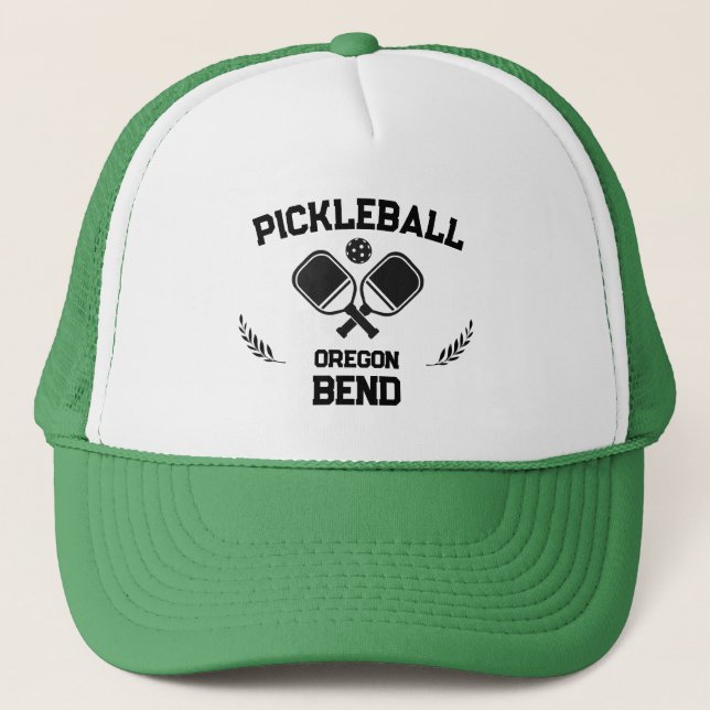Pickleball Paddle & Boll Bend Oregon USA Keps (Framsida)