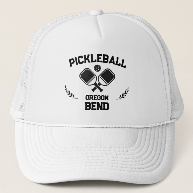 Pickleball Paddle & Boll Bend Oregon USA Keps (Framsida)