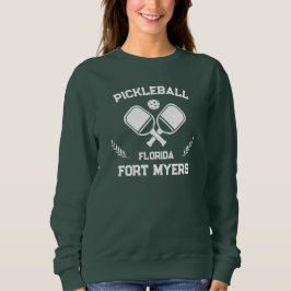 Pickleball Paddle Boll Fort Myers Florida Anpassni T Shirt