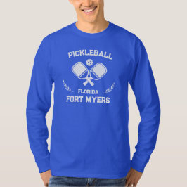 Pickleball Paddle Boll Fort Myers Florida Anpassni T Shirt