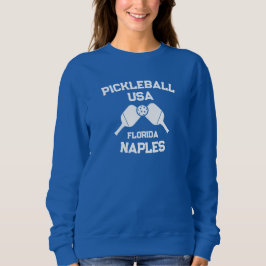 Pickleball Paddle Boll Neaples Florida USA Anpassn T Shirt