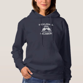 Pickleball Paddle & Boll Salisbury Maryland Anpass T Shirt