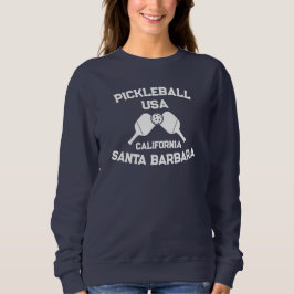 Pickleball Paddle Boll Santa Barbara CA USA Anpass T Shirt