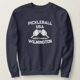 Pickleball Paddle Boll Wilmington NC Anpassningsba T Shirt