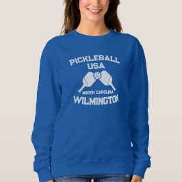 Pickleball Paddle Boll Wilmington NC Anpassningsba T Shirt