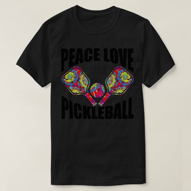 Pickleball Paddle-design T Shirt (Design framsida)