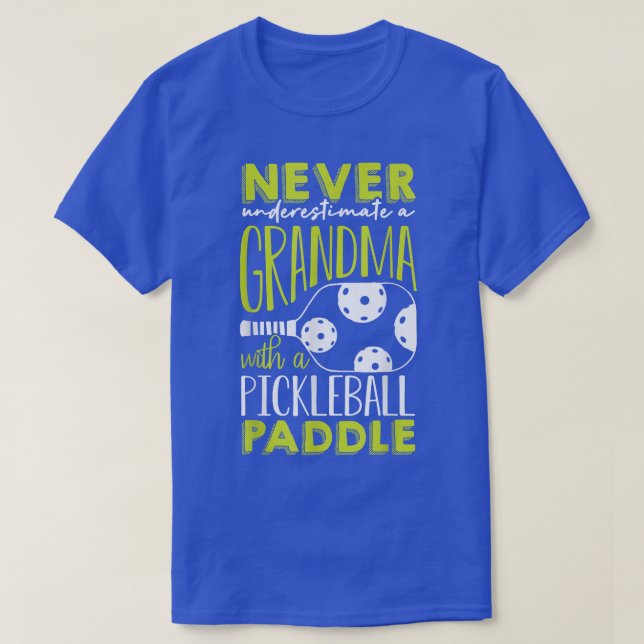 Pickleball Paddle Graphic for Women Pickleba T Shirt (Design framsida)