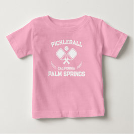 Pickleball Paddle Handflatan Vår Kalifornien Anpas T Shirt