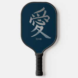 PICKLEBALL PADDLE KANJI KÄRLEK BOHEMIAN DESIGN