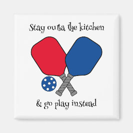 Pickleball Paddle Magnet