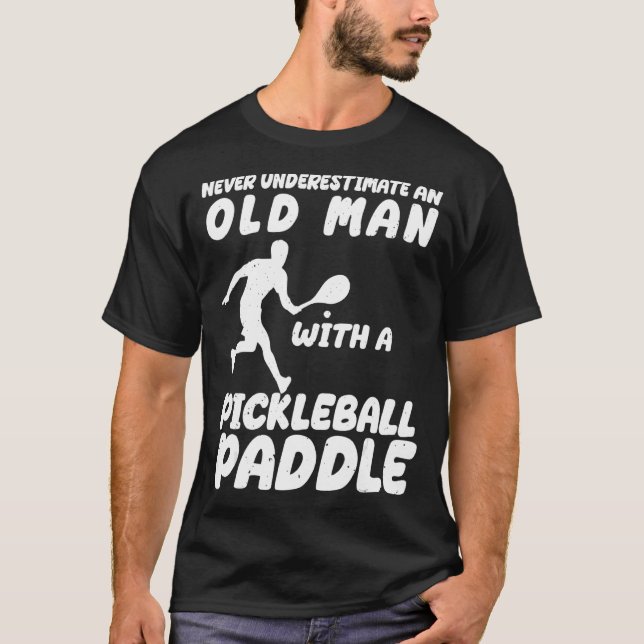 Pickleball Paddle Pickleball Players Manar T Shirt (Framsida)