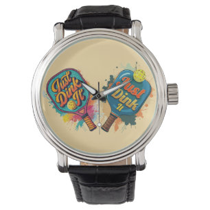 Pickleball Paddle - Porty & Roligt Design Armbandsur