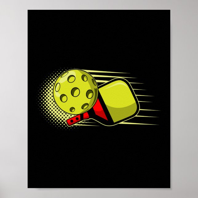 Pickleball Paddle Poster (Framsidan)
