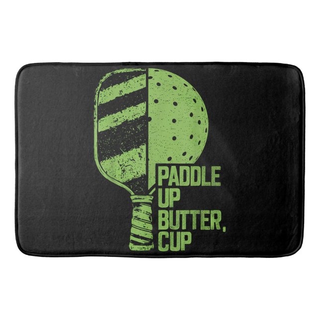 Pickleball Paddle Up Butter Kopp Badrumsmatta (Framsidan)