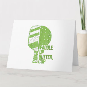 Pickleball Paddle Up Butter Kopp Kort