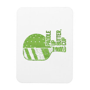 Pickleball Paddle Up Butter Kopp Magnet
