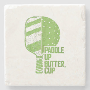 Pickleball Paddle Up Butter Kopp Stenunderlägg