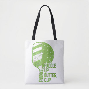Pickleball Paddle Up Butter Kopp Tygkasse