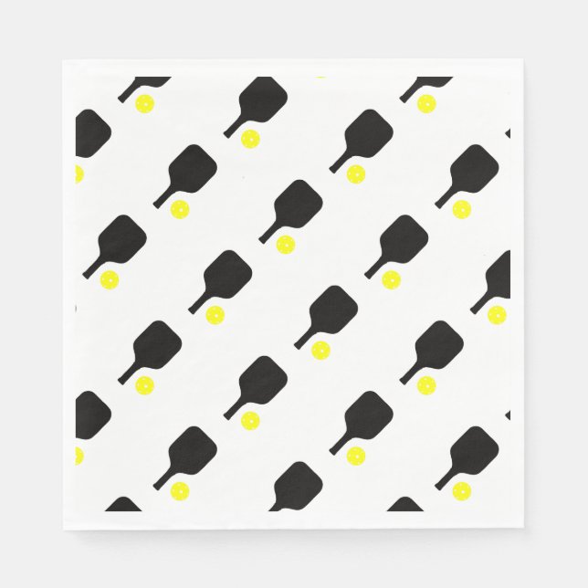 Pickleball paddles & bollar pappersservett (Framsidan)