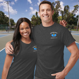 Pickleball Paddles Klubb Team Logotyp Anpassningsb T Shirt