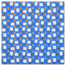 Pickleball Paddles med Orange Pickleball Bollar på