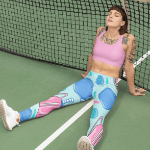 Pickleball Paddles och Bollar Leggings