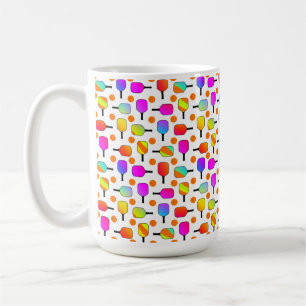 Pickleball Paddles, Orange Picklebollar Kaffemugg