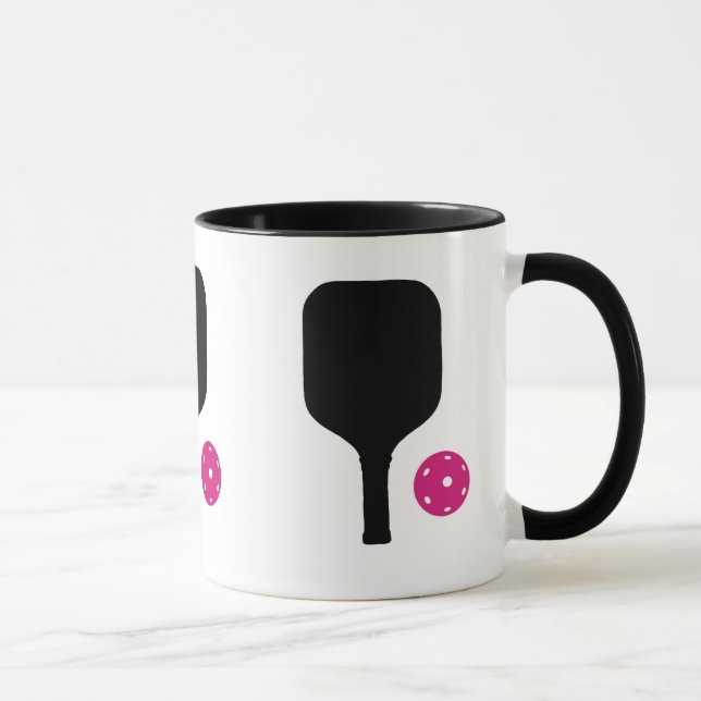 Pickleball paddles & rosa boll mugg (Höger)