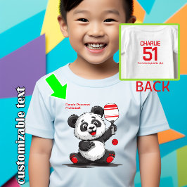 Pickleball Panda T Shirt