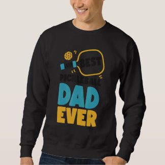 Pickleball Pappa Far Bästa Pickleball Pappa Någons Lång Ärmad Tröja