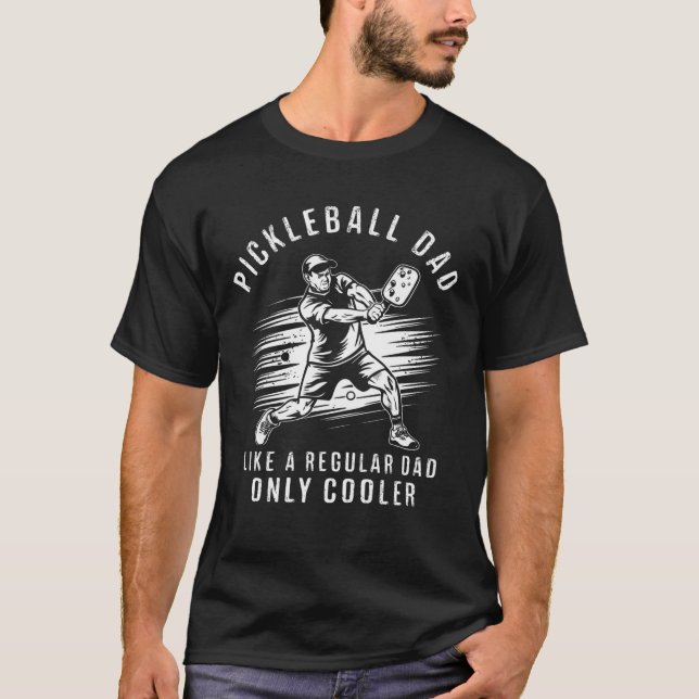 Pickleball pappa-kylare t shirt (Framsida)