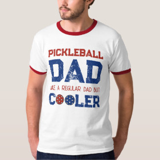 PICKLEBALL PAPPA SOM EN VANLIG PAPPA MEN COOLARE d T Shirt