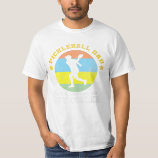 Pickleball Pappa som ett vanligt Pappa T Shirt