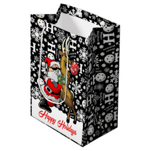 Pickleball Partners Santa & Reindeer Snöflingor