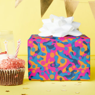 Pickleball Party Camo Presentpapper