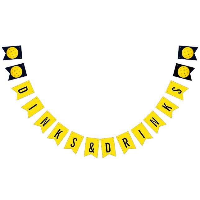 Pickleball Party Dinks and Drinks Vimplar (Alla)