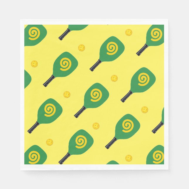 Pickleball Party Pappersservett (Framsidan)