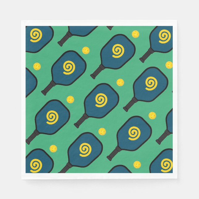 Pickleball Party Pappersservett (Framsidan)