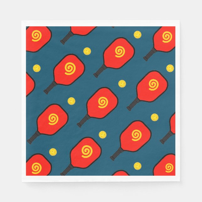 Pickleball Party Pappersservett (Framsidan)