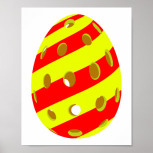 Pickleball-Påskägg Poster