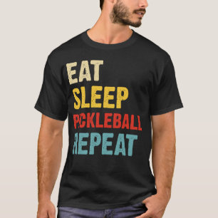 Pickleball Passion: Ät, viloläge, upprepa T Shirt