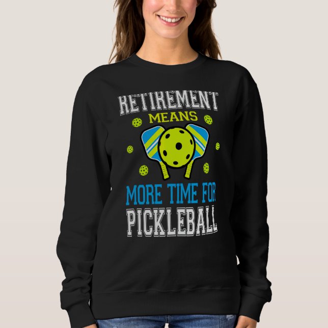 Pickleball Pension-pun för Pickleball Play T Shirt (Framsida)