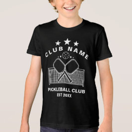 Pickleball Personalized Club Name T Shirt