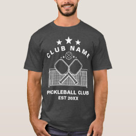 Pickleball Personalized Club Name T Shirt