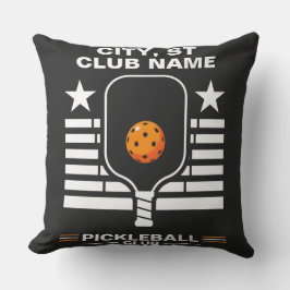Pickleball Personalized Name Pickleball Club Kudde