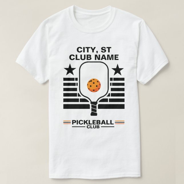 Pickleball Personalized Name Pickleball T Shirt (Design framsida)